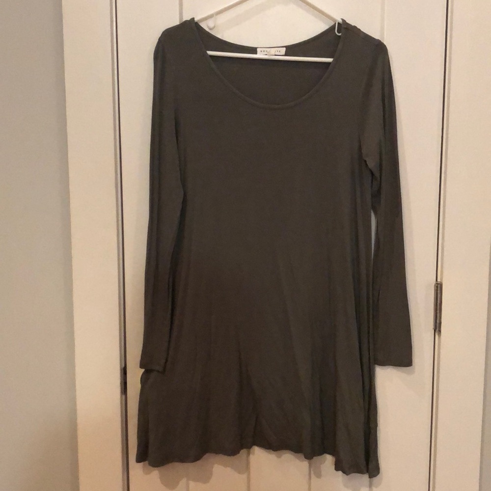 Army green dress
